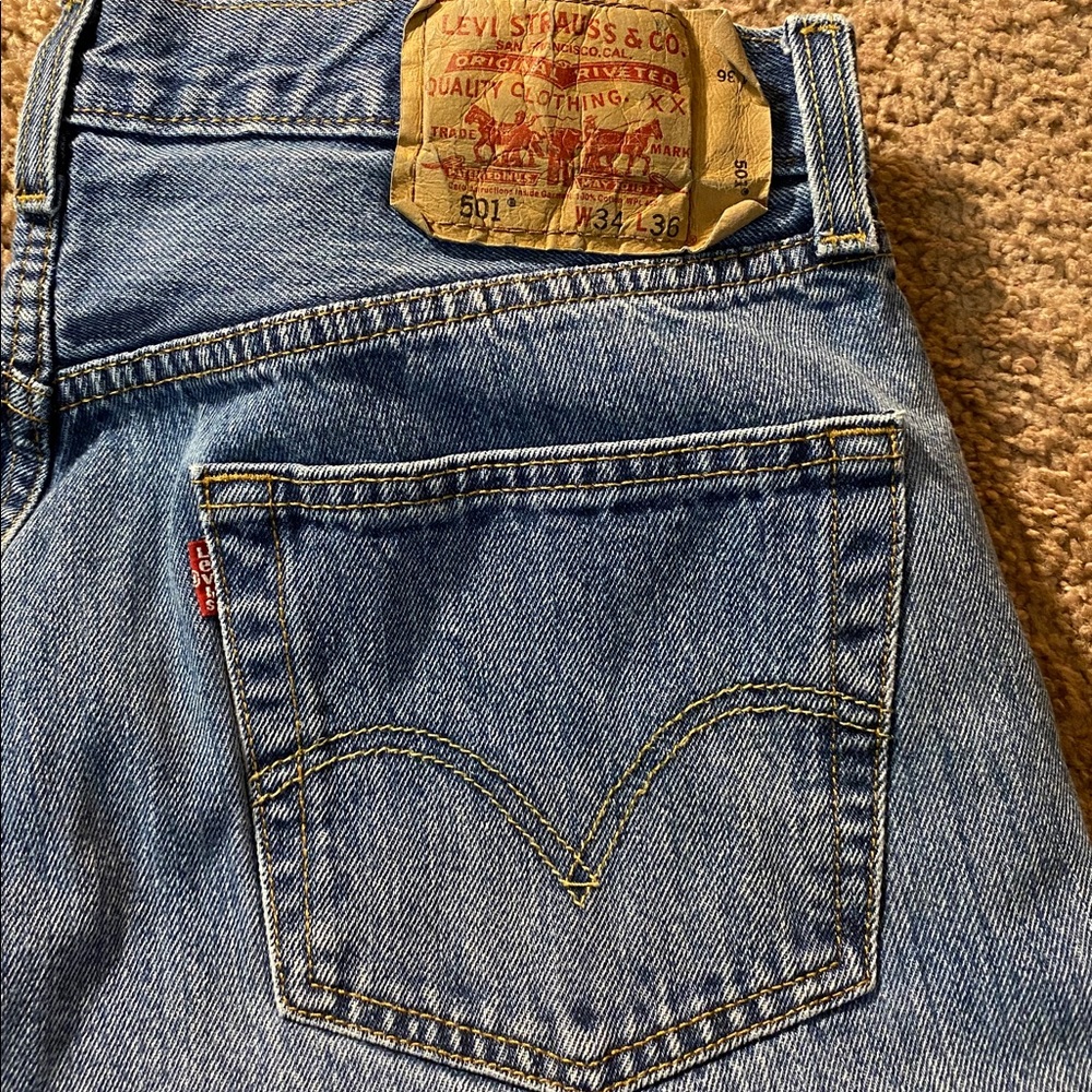501 Levi Vintage 5 Button Fly Women Jeans
